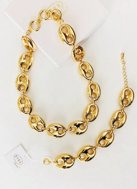 PARURE MAGLIA ORO