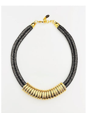 LAME' COLLANA CATENA ANTRACITE