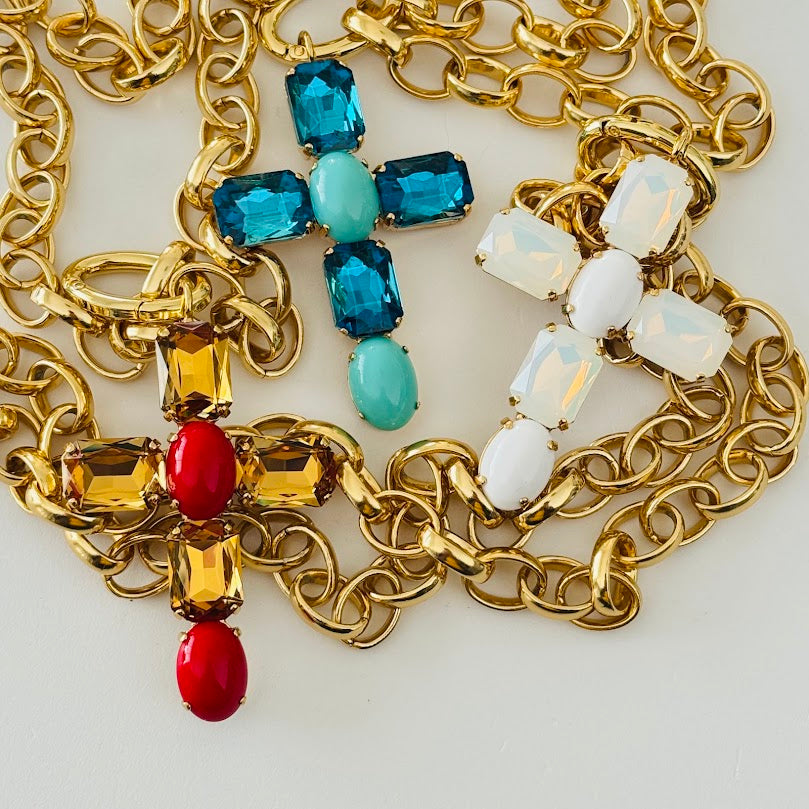 Perlage Collana Croce Grande