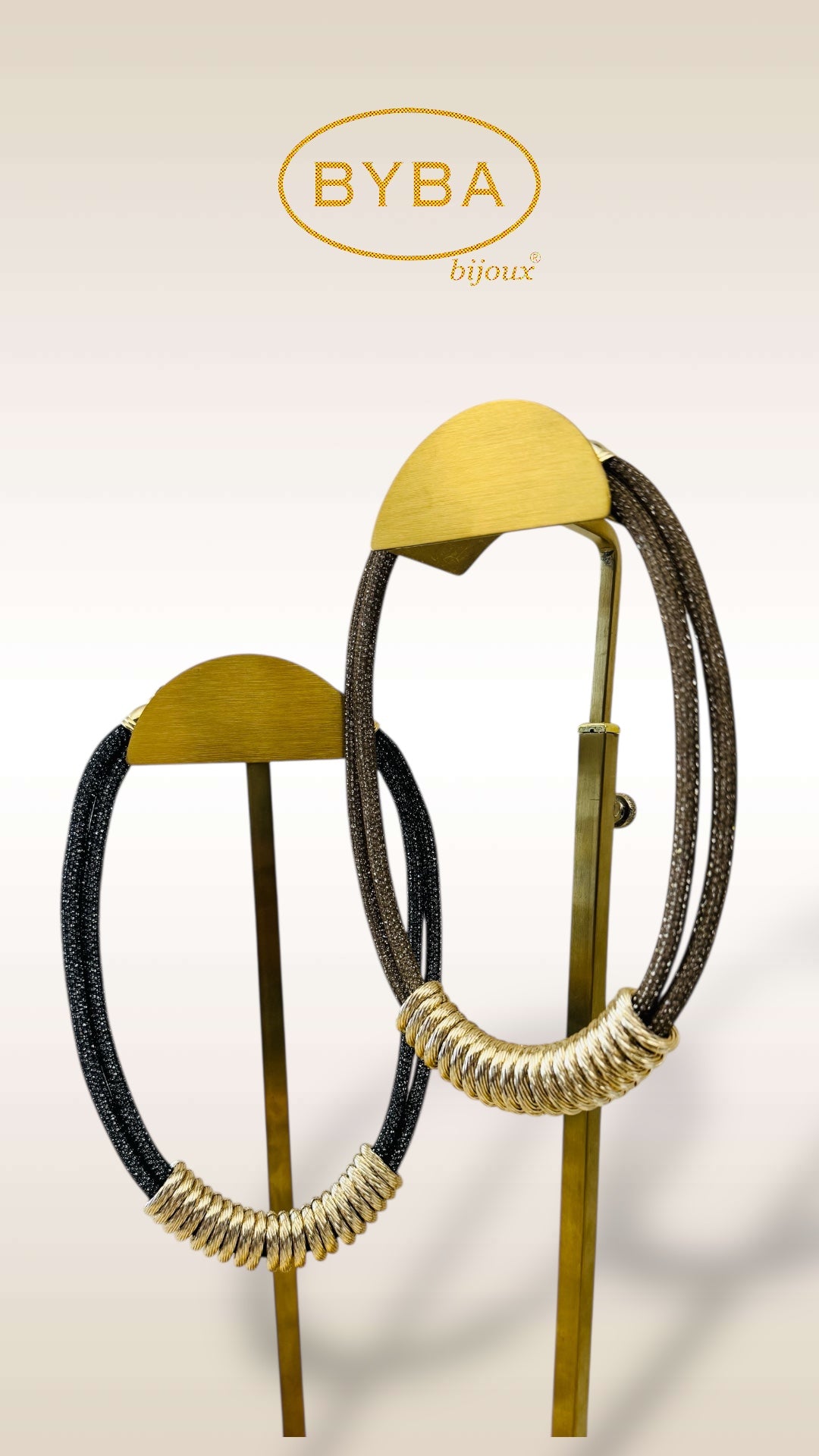 LAME' COLLANA CATENA BROWN