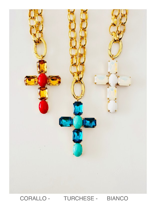 Perlage Collana Croce Grande
