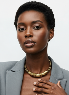 LAME' COLLANA CATENA BROWN